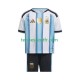 Kit Enfant Maillot Domicile Argentine World Cup 2026 à Manches Courtes