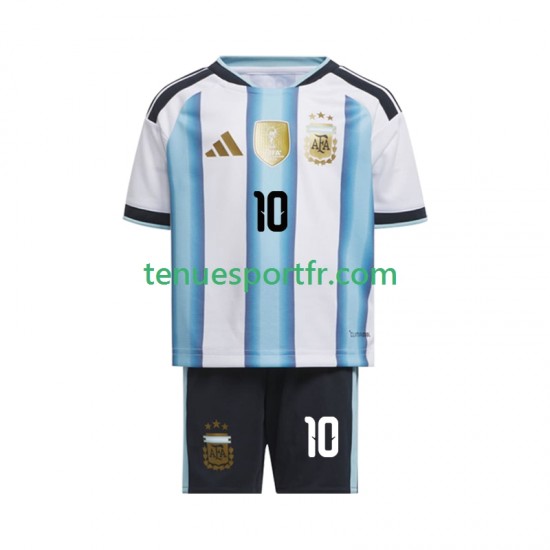 Kit Enfant Maillot Domicile Argentine Lionel Messi 10 World Cup 2026 à Manches Courtes