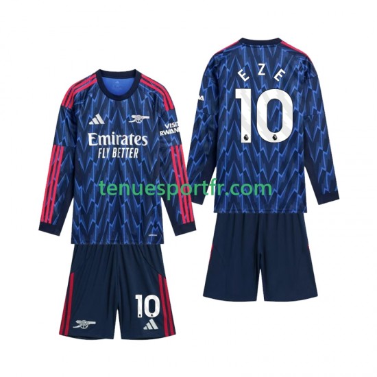 Kit Enfant Maillot Extérieur Arsenal Eze 10 2025-2026 à Manches Longues