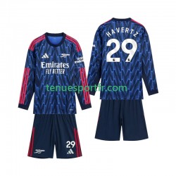 Kit Enfant Maillot Extérieur Arsenal Havertz 29 2025-2026 à Manches Longues
