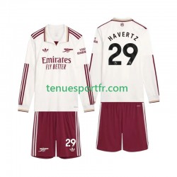 Kit Enfant Maillot Troisième Arsenal Havertz 29 2025-2026 à Manches Longues