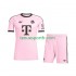 Kit Enfant Maillot Troisième Bayern Munich Gardien UCL 2025-2026 à Manches Courtes