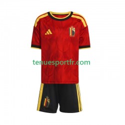 Kit Enfant Maillot Domicile Belgique World Cup 2026 à Manches Courtes
