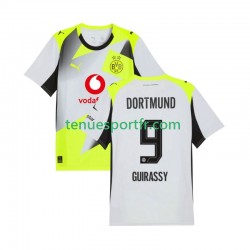 Homme Maillot Extérieur Borussia Dortmund Serhou Guirassy 9 2025-2026 à Manches Courtes