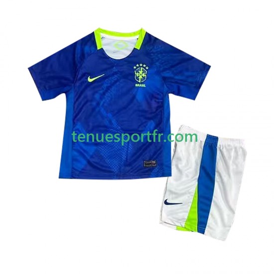 Kit Enfant Maillot Extérieur Brésil 2025-2026 à Manches Courtes