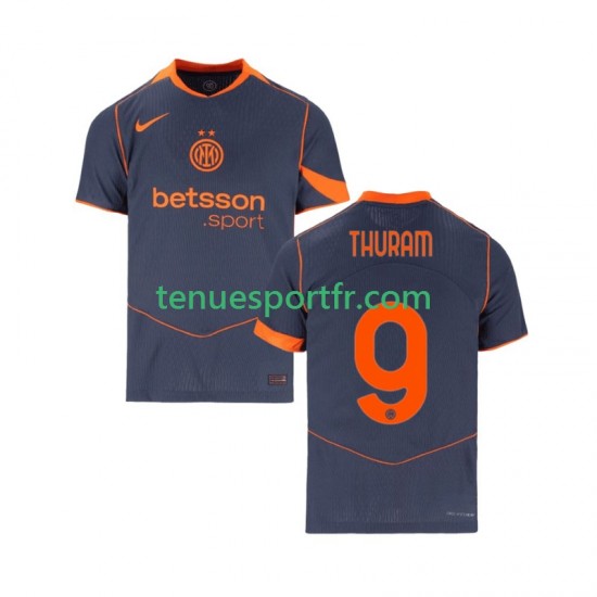 Homme Maillot Troisième Inter Milan Marcus Thuram 9 2025-2026 à Manches Courtes