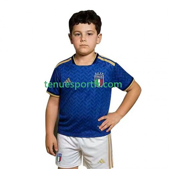 Kit Enfant Maillot Domicile Italie World Cup 2026 à Manches Courtes