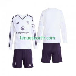 Kit Enfant Maillot Extérieur Manchester United 2025-2026 à Manches Longues