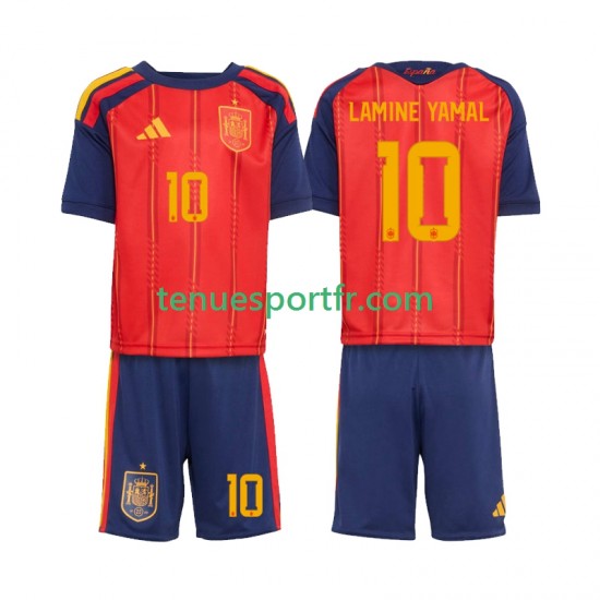 Kit Enfant Maillot Domicile Espagne Lamine Yamal 10 World Cup 2026 à Manches Courtes