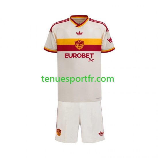 Kit Enfant Maillot Extérieur AS Rome 2026-2027 à Manches Courtes