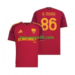 Homme Maillot Domicile AS Rome Rodrigo Mora 86 2026-2027 à Manches Courtes