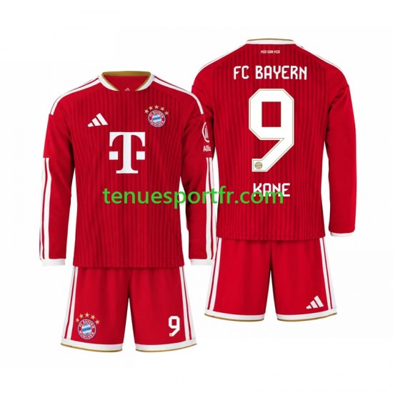 Kit Enfant Maillot Domicile Bayern Munich Harry Kane 9 2026-2027 à Manches Longues