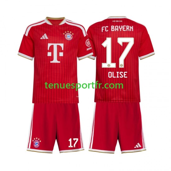 Kit Enfant Maillot Domicile Bayern Munich Michael Olise 17 2026-2027 à Manches Courtes