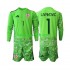 Kit Enfant Maillot Domicile Croatie Gardien Dominik Livakovic 25 2026-2027 à Manches Longues
