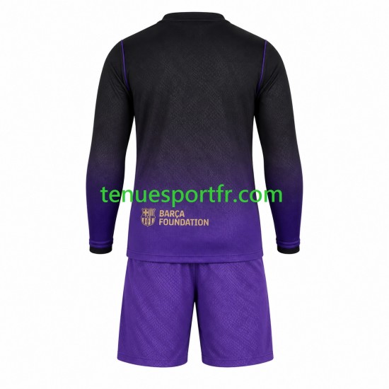 Kit Enfant Maillot Extérieur FC Barcelone 2026-2027 à Manches Longues