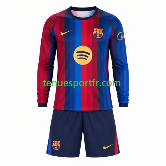 Kit Enfant Maillot Domicile FC Barcelone 2026-2027 à Manches Longues