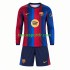 Kit Enfant Maillot Domicile FC Barcelone 2026-2027 à Manches Longues