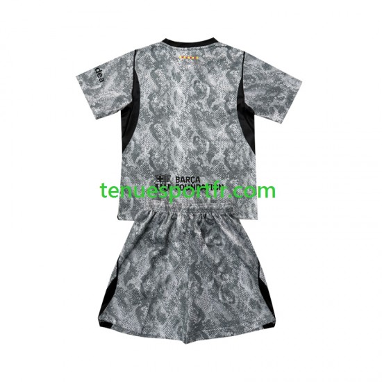Kit Enfant Maillot Extérieur FC Barcelone Gardien 2026-2027 à Manches Courtes