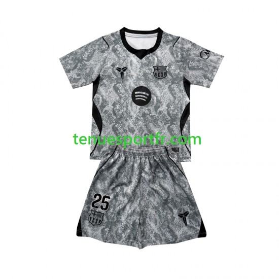 Kit Enfant Maillot Extérieur FC Barcelone Gardien Dominik Livakovic 25 2026-2027 à Manches Courtes