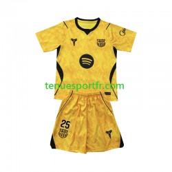 Kit Enfant Maillot Quatrième FC Barcelone Gardien Dominik Livakovic 25 2026-2027 à Manches Courtes