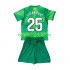 Kit Enfant Maillot Domicile FC Barcelone Gardien Dominik Livakovic 25 2026-2027 à Manches Courtes