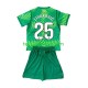 Kit Enfant Maillot Domicile FC Barcelone Gardien Dominik Livakovic 25 2026-2027 à Manches Courtes