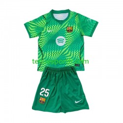 Kit Enfant Maillot Domicile FC Barcelone Gardien Dominik Livakovic 25 2026-2027 à Manches Courtes