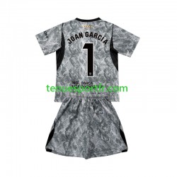 Kit Enfant Maillot Extérieur FC Barcelone Gardien Joan Garcia 1 2026-2027 à Manches Courtes
