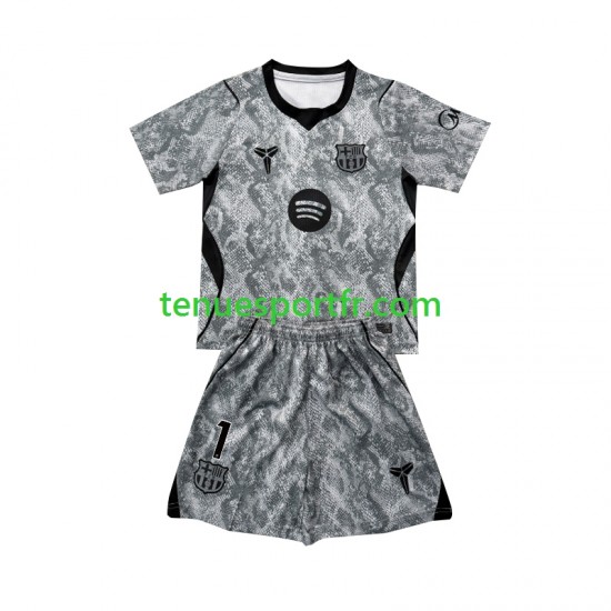 Kit Enfant Maillot Extérieur FC Barcelone Gardien Joan Garcia 1 2026-2027 à Manches Courtes