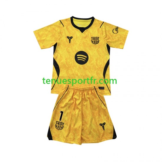 Kit Enfant Maillot Quatrième FC Barcelone Gardien Joan Garcia 1 2026-2027 à Manches Courtes