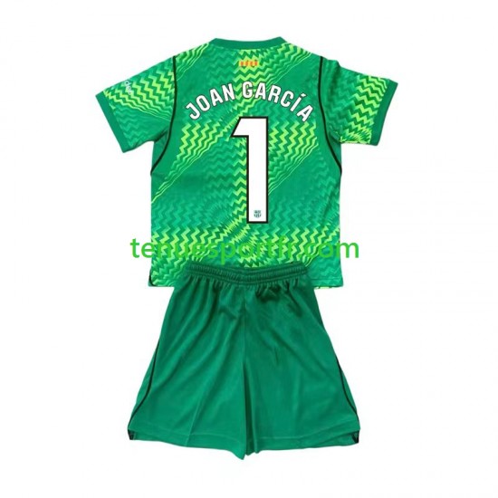 Kit Enfant Maillot Domicile FC Barcelone Gardien Joan Garcia 1 2026-2027 à Manches Courtes