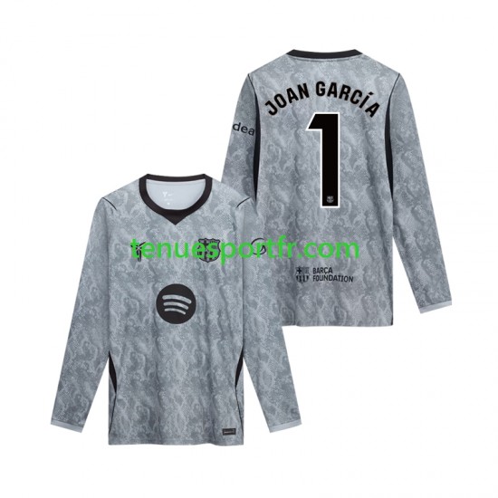 Homme Maillot Extérieur FC Barcelone Gardien Joan Garcia 1 2026-2027 à Manches Longues