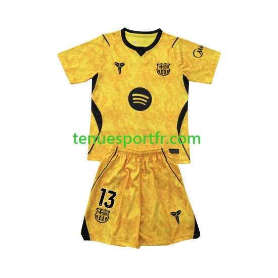 Kit Enfant Maillot Quatrième FC Barcelone Gardien Wojciech Szczesny 13 2026-2027 à Manches Courtes