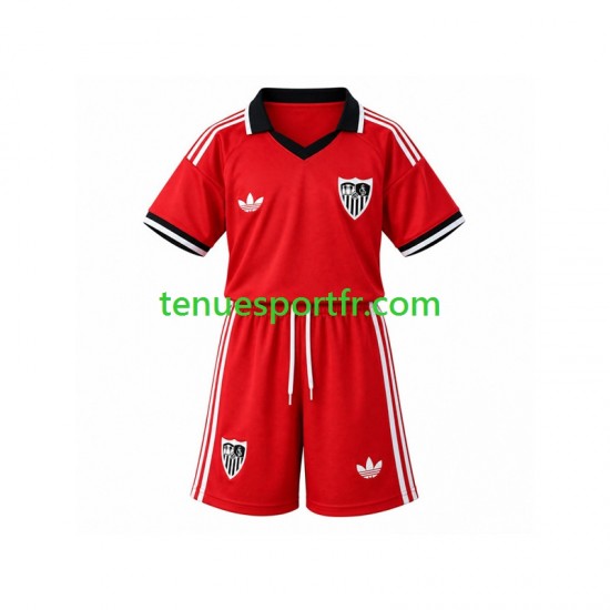 Kit Enfant Maillot Retro Domicile Séville FC 2026-2027 à Manches Courtes