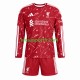 Kit Enfant Maillot Domicile Liverpool 2026-2027 à Manches Longues