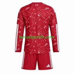 Kit Enfant Maillot Domicile Liverpool 2026-2027 à Manches Longues