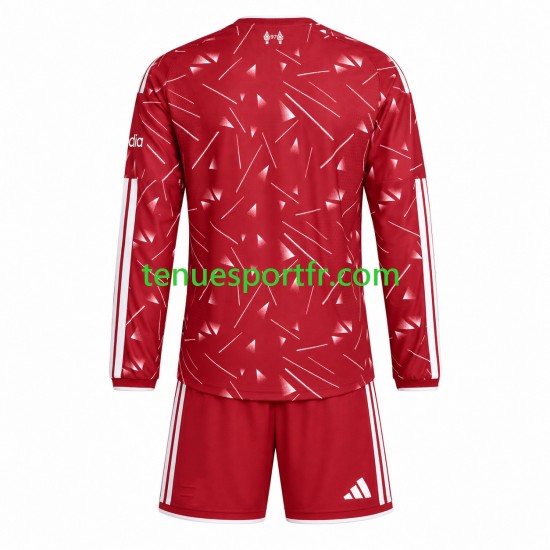 Kit Enfant Maillot Domicile Liverpool 2026-2027 à Manches Longues