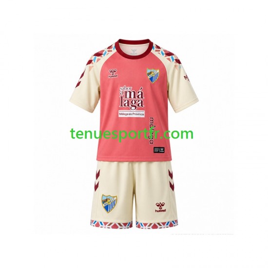 Kit Enfant Maillot Extérieur Málaga CF 2026-2027 à Manches Courtes