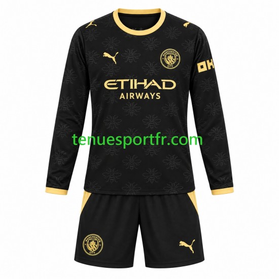Kit Enfant Maillot Extérieur Manchester City 2026-2027 à Manches Longues