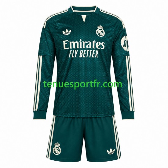 Kit Enfant Maillot Extérieur Real Madrid 2026-2027 à Manches Longues