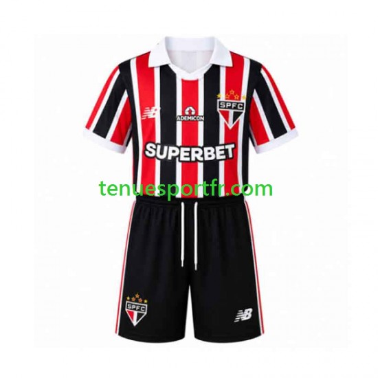 Kit Enfant Maillot Extérieur São Paulo 2026-2027 à Manches Courtes