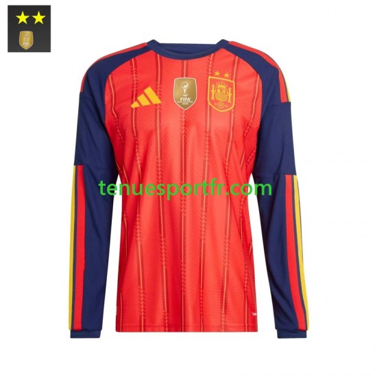 Homme Maillot Domicile Espagne 2026-2027 à Manches Longues