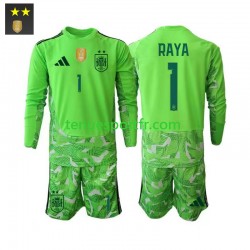 Kit Enfant Maillot Troisième Espagne Gardien David Raya 1 2026-2027 à Manches Longues