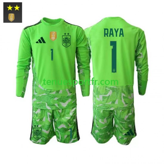 Kit Enfant Maillot Troisième Espagne Gardien David Raya 1 2026-2027 à Manches Longues