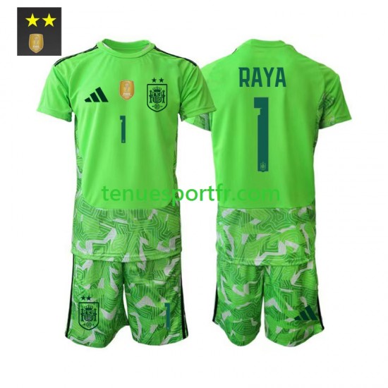 Kit Enfant Maillot Troisième Espagne Gardien David Raya 1 2026-2027 à Manches Courtes
