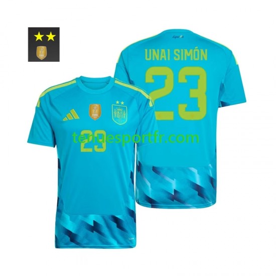 Homme Maillot Domicile Espagne Gardien Unai Simon 23 2026-2027 à Manches Courtes