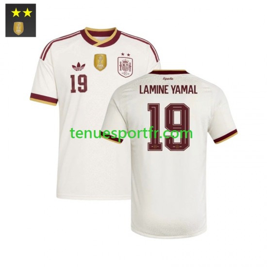 Homme Maillot Extérieur Espagne Lamine Yamal 19 2026-2027 à Manches Courtes