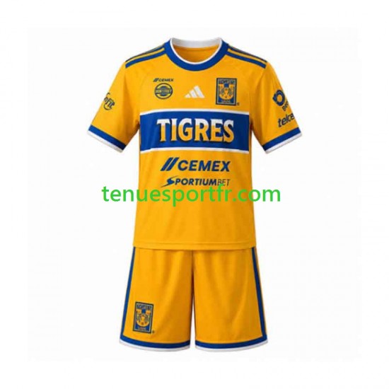 Kit Enfant Maillot Domicile Tigres UANL 2026-2027 à Manches Courtes