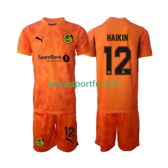 Kit Enfant Maillot Extérieur FK Bodø/Glimt Gardien Nikita Haikin 12 2025 à Manches Courtes