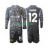 Kit Enfant Maillot Domicile FK Bodø/Glimt Gardien Nikita Haikin 12 2025 à Manches Longues